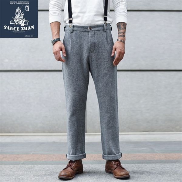 saucezhan wool pants woolen trousers woolen trousers with straight leg woolen trousers men's vintage clothing men pants lj201104, Black
saucezhan wool pants woolen trousers woolen trousers with straight leg woolen trousers men's vintage clothing men pants lj201104, Black