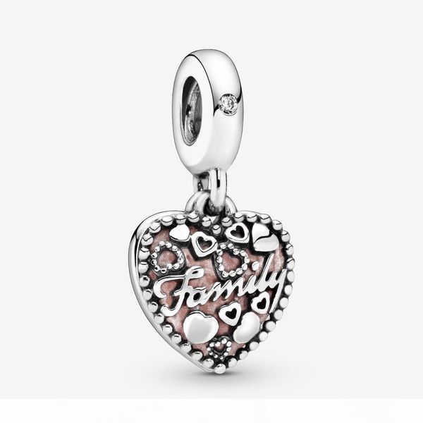 new arrival 925 sterling silver love makes a family heart dangle charm fit original european charm bracelet fashion jewelry accessories, Bronze;silver
new arrival 925 sterling silver love makes a family heart dangle charm fit original european charm bracelet fashion jewelry accessories, Bronze;silver