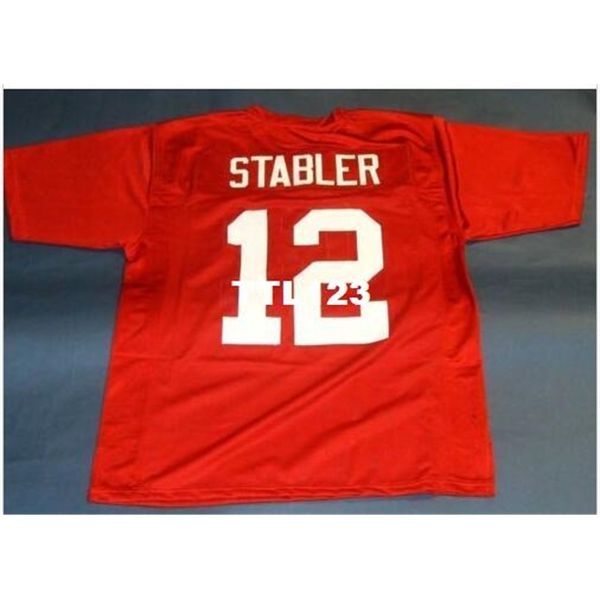 121 #12 ken stabler custom alabama crimson tide jersey snake college jersey size s-4xl or custom any name or number jersey, Black
121 #12 ken stabler custom alabama crimson tide jersey snake college jersey size s-4xl or custom any name or number jersey, Black