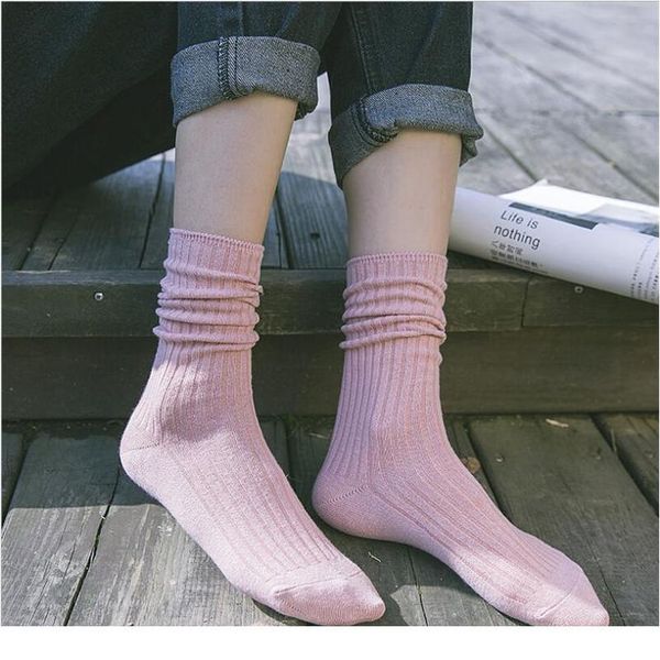 1 pair pile of socks ladies socks old shoes companion cotton autumn and winter socks pure color kor bbyiak, Black
1 pair pile of socks ladies socks old shoes companion cotton autumn and winter socks pure color kor bbyiak, Black