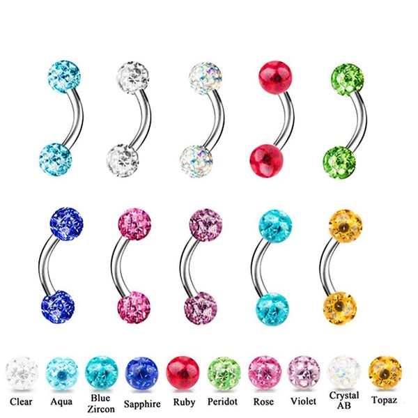 10pc mixed color feridoepoxy cz gem ball labret lip studs,eyebrow rings,earring stud,tongue rings piercing body jewelry q sqczws, Silver
10pc mixed color feridoepoxy cz gem ball labret lip studs,eyebrow rings,earring stud,tongue rings piercing body jewelry q sqczws, Silver