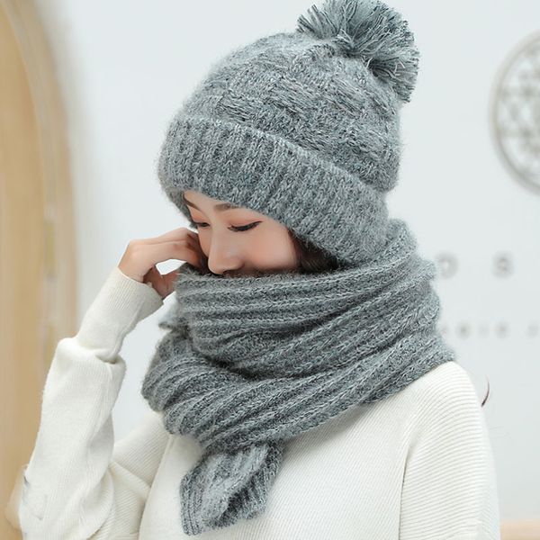 ht2129 women winter set thick warm hat scarf set ladies winter accessories female wool beanie hat scarf women knitted hat scarf 201020, Blue;gray
ht2129 women winter set thick warm hat scarf set ladies winter accessories female wool beanie hat scarf women knitted hat scarf 201020, Blue;gray