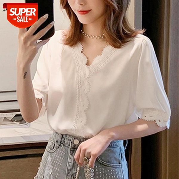 new short sleeve summer chiffon shirt blouse office lady v-neck solid white blouse women hollow casual shirts blusas 8988 #ui7g
new short sleeve summer chiffon shirt blouse office lady v-neck solid white blouse women hollow casual shirts blusas 8988 #ui7g