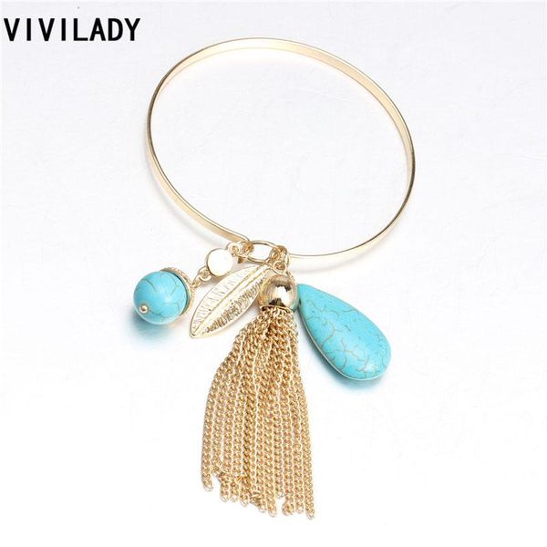 vivilady fashion gold color metal chain tassel natural stone charms bangle bracelets women summer leaf bijoux african gift, Black
vivilady fashion gold color metal chain tassel natural stone charms bangle bracelets women summer leaf bijoux african gift, Black