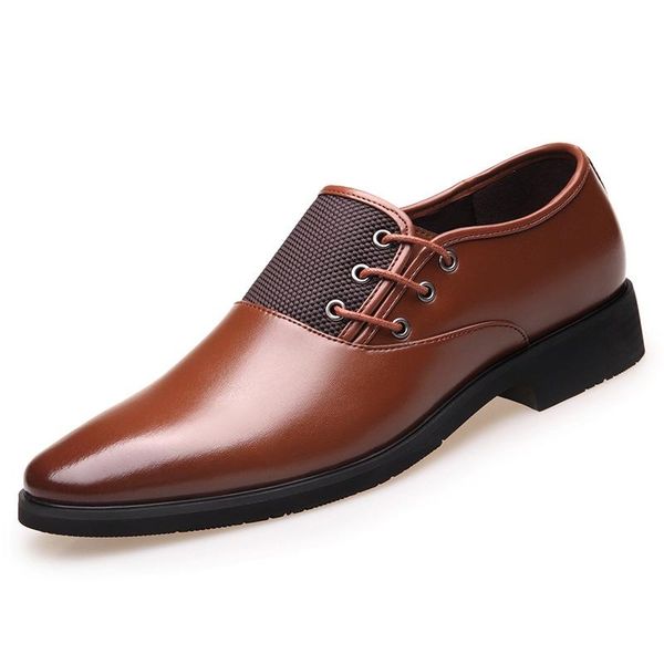 dress shoes men business non slip breathable office fomal big size retro oxford leather footwear on sale, Black
dress shoes men business non slip breathable office fomal big size retro oxford leather footwear on sale, Black