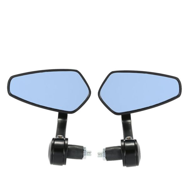 pair of motorcycle end bar rearview mirror universal 7/8" handle bar 360°swivel & angle adjustable side view mirrors car
pair of motorcycle end bar rearview mirror universal 7/8" handle bar 360°swivel & angle adjustable side view mirrors car