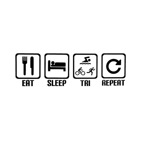 15.4*4.6cm coolest triathlon and eat sleep silhouette car sticker accessories vinyl graphic c12-0642
15.4*4.6cm coolest triathlon and eat sleep silhouette car sticker accessories vinyl graphic c12-0642