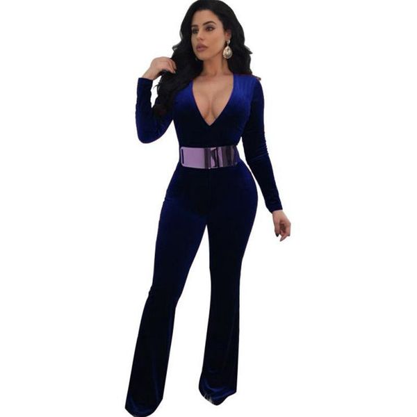 women's jumpsuits & rompers autumn winter women velvet long sleeve v-neck elegant overalls ladies wide leg pants party club plus size, Black;white
women's jumpsuits & rompers autumn winter women velvet long sleeve v-neck elegant overalls ladies wide leg pants party club plus size, Black;white