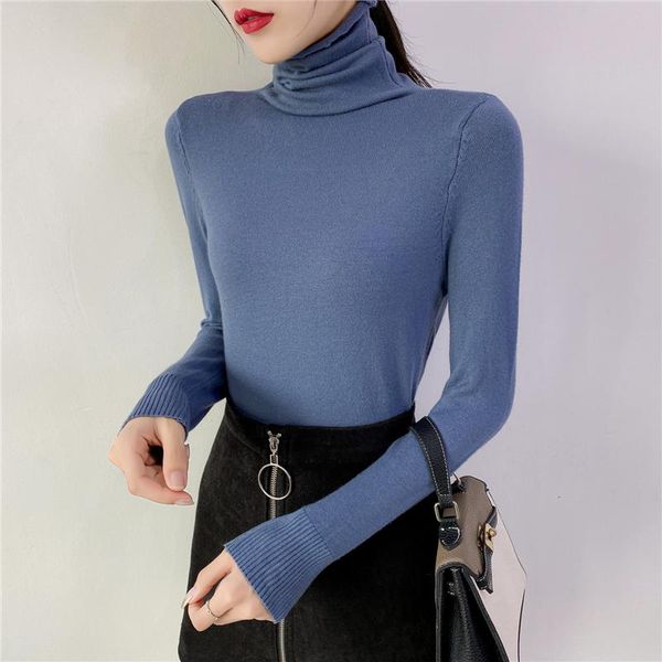 women's sweaters 2021 spring winter thick sweater women knitted ribbed pullover turtleneck long sleeve slim jumper soft warm pull femme, White;black
women's sweaters 2021 spring winter thick sweater women knitted ribbed pullover turtleneck long sleeve slim jumper soft warm pull femme, White;black