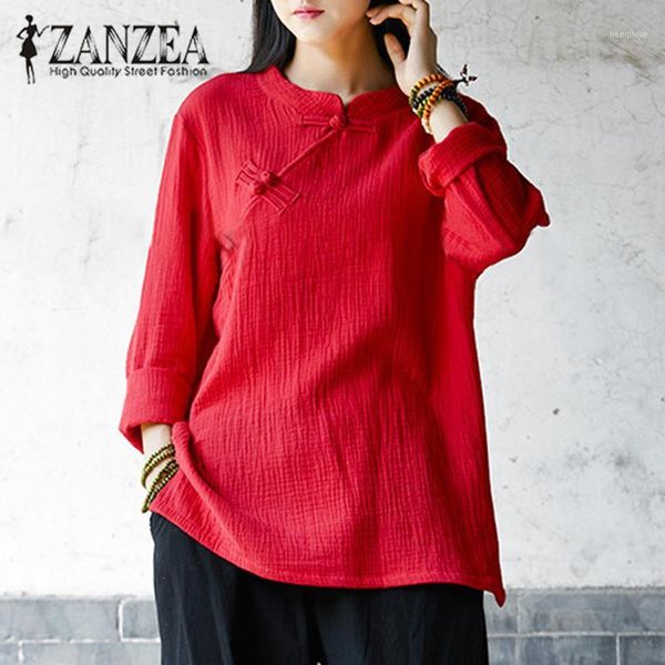2017 zanzea women autumn crew neck long sleeve buttons vintage cotton linen casual blouse loose shirt baggy solid plus size1, White
2017 zanzea women autumn crew neck long sleeve buttons vintage cotton linen casual blouse loose shirt baggy solid plus size1, White