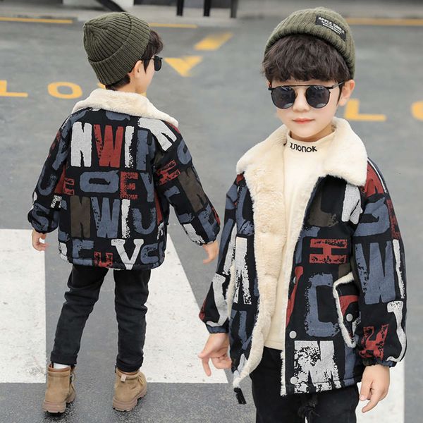 2020 boys' plush thickened cartoon lapel new children's winter coat et middle and small children vsts1mgn, Black
2020 boys' plush thickened cartoon lapel new children's winter coat et middle and small children vsts1mgn, Black