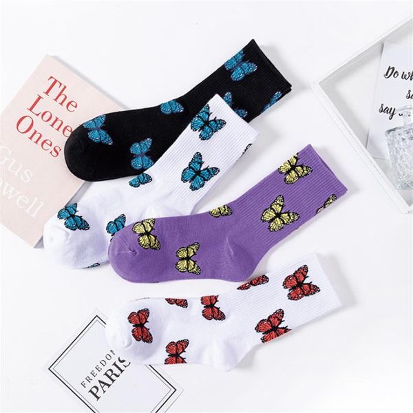 socks & hosiery butterfly print long women streetwear fashion sock gift harajuku crew cotton drop, Black;white
socks & hosiery butterfly print long women streetwear fashion sock gift harajuku crew cotton drop, Black;white