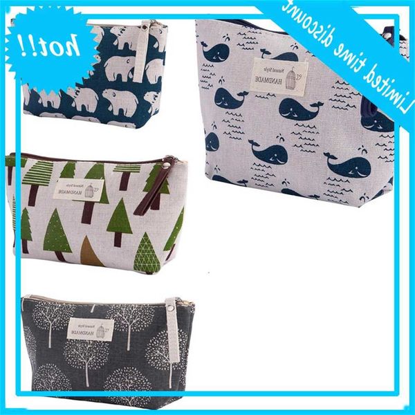 60pcs cosmetic 2019 whale sea bear graid printed canvas multifunctional makeup bag zipper toilertry organize storage pouch
60pcs cosmetic 2019 whale sea bear graid printed canvas multifunctional makeup bag zipper toilertry organize storage pouch