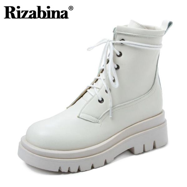 boots rizabina women ankle pu leather cross strap fashion platform winter shoes woman warm thick heel short boot size 34-42, Black
boots rizabina women ankle pu leather cross strap fashion platform winter shoes woman warm thick heel short boot size 34-42, Black