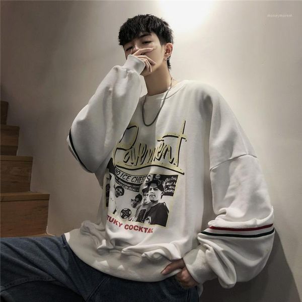 men's hoodies & sweatshirts 2021 spring trend korean version of the college wind men's long-sleeved text printing contrast color c, Black
men's hoodies & sweatshirts 2021 spring trend korean version of the college wind men's long-sleeved text printing contrast color c, Black