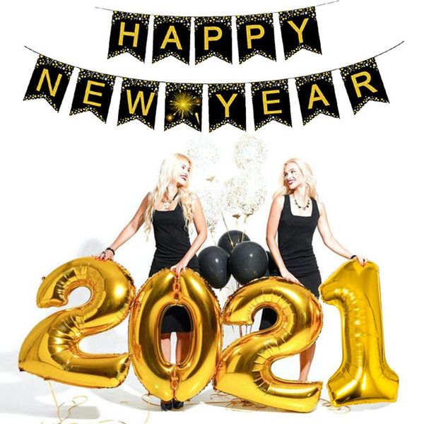 16/32/40 inch 2021 foil balloon happy new year banner garland 2020 merry christmas eve party decorations for home ornaments gold
16/32/40 inch 2021 foil balloon happy new year banner garland 2020 merry christmas eve party decorations for home ornaments gold