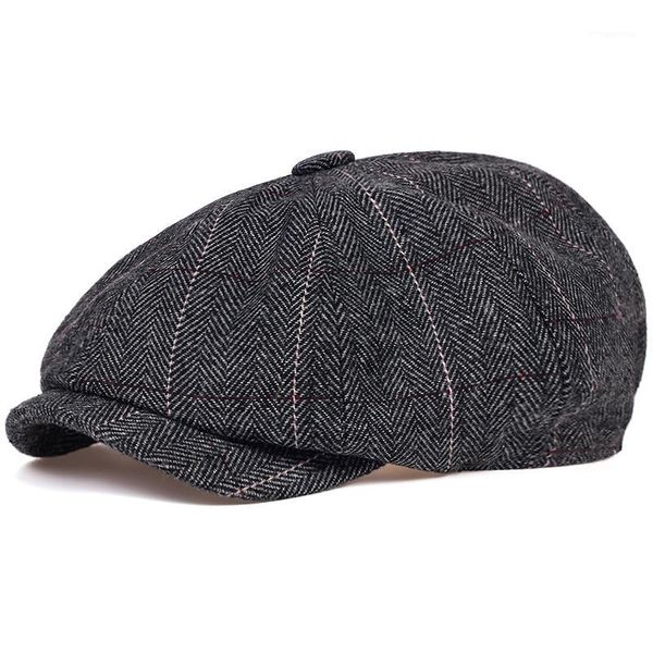 autumn winter newsboy caps men and women warm tweed octagonal hats for male detective hats retro flat caps tide gorras1, Blue;gray
autumn winter newsboy caps men and women warm tweed octagonal hats for male detective hats retro flat caps tide gorras1, Blue;gray