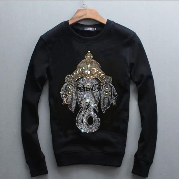men's quality hoodies sweatshirts rhinestones 2020 streetwear high fashion sweatshirt men for usxlj, Black
men's quality hoodies sweatshirts rhinestones 2020 streetwear high fashion sweatshirt men for usxlj, Black