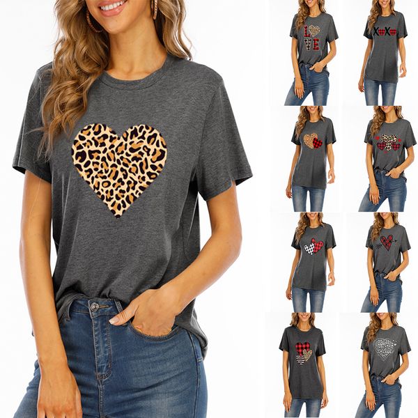 valentine day women t shirt leopard heart couple love xoxo letter short sleeve summer tees casual shirt tshirt, White
valentine day women t shirt leopard heart couple love xoxo letter short sleeve summer tees casual shirt tshirt, White