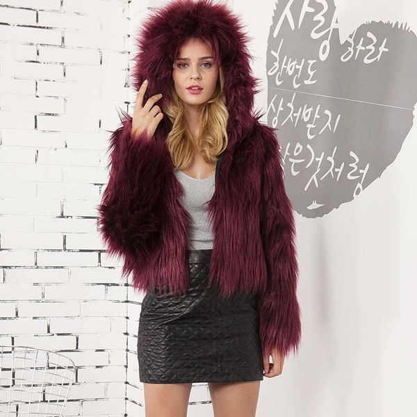 winter warm womens faux fox fur hooded thick coat long sleeve covered button hood fur thicken outwear solid jackets coat 6q20401, Black
winter warm womens faux fox fur hooded thick coat long sleeve covered button hood fur thicken outwear solid jackets coat 6q20401, Black