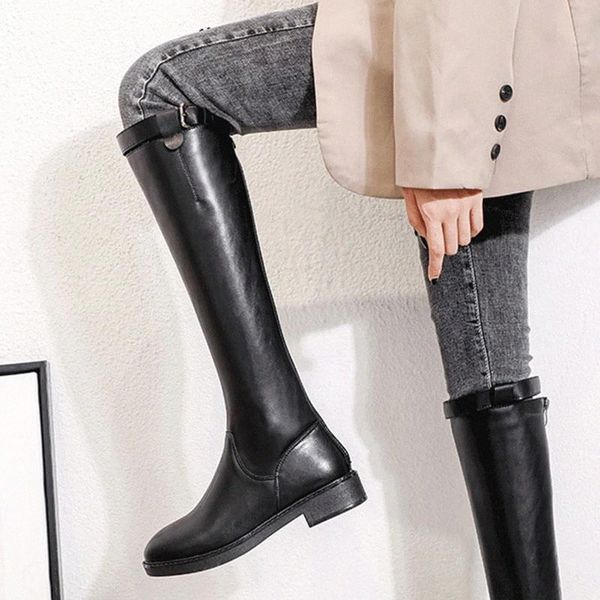 winter high boots women round toe back zipper knee-high boots fashion low heel warm plush female shoes botas mujer invierno #oq8v, Black
winter high boots women round toe back zipper knee-high boots fashion low heel warm plush female shoes botas mujer invierno #oq8v, Black