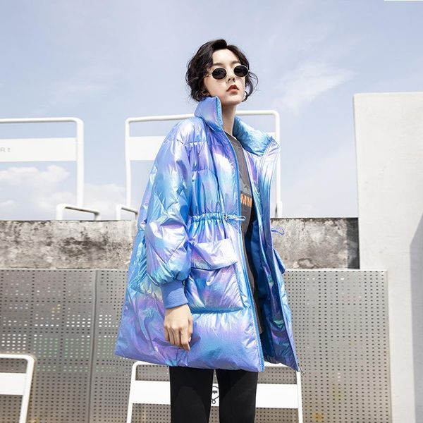 women's down & parkas the 2021 loose collar gradient bright face jacket female long winter han edition white duck pocket, Black
women's down & parkas the 2021 loose collar gradient bright face jacket female long winter han edition white duck pocket, Black