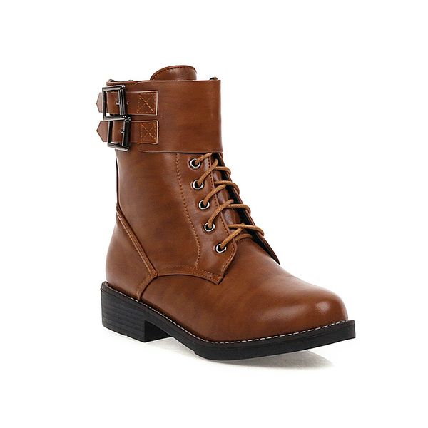 2021 the new casual-style round-toe ankle fashion lace buckle black-brown zipper low-heel thick motorcycle boots women's shoes uugx
2021 the new casual-style round-toe ankle fashion lace buckle black-brown zipper low-heel thick motorcycle boots women's shoes uugx