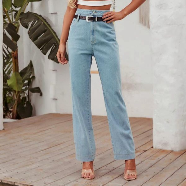 women high waist loose wide legs jeans pant streetwear retro temperament straight leg denim pants 2021 autumn, Blue
women high waist loose wide legs jeans pant streetwear retro temperament straight leg denim pants 2021 autumn, Blue