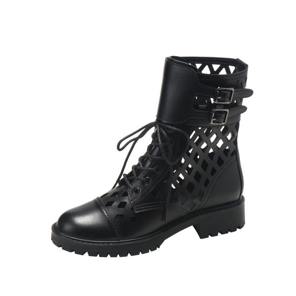 2021 new summer short of women british style robust heels roman shoes occupable sandalia boots p434, Black
2021 new summer short of women british style robust heels roman shoes occupable sandalia boots p434, Black