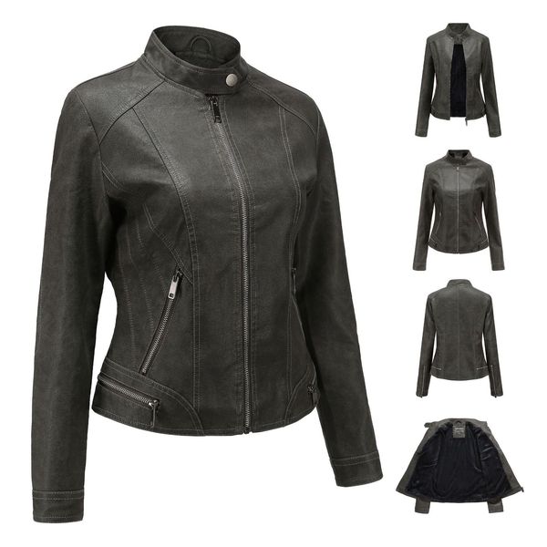 2019 new arrial women autumn winter suede faux leather biker jackets lady fashion matte motorcycle coat outwear chaqueta mujer, Black
2019 new arrial women autumn winter suede faux leather biker jackets lady fashion matte motorcycle coat outwear chaqueta mujer, Black