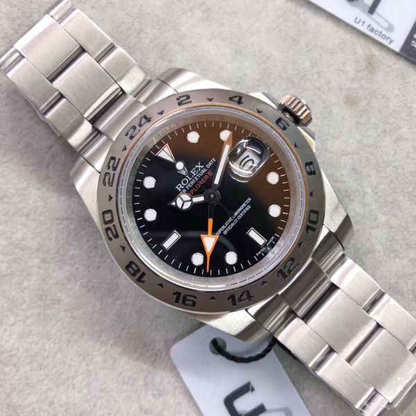 u1 factory men's watch 40mm automatic movement 2813 stainless steel watch men's high-end mechanical watch, Slivery;brown
u1 factory men's watch 40mm automatic movement 2813 stainless steel watch men's high-end mechanical watch, Slivery;brown