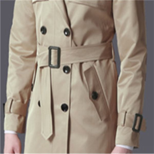 long windshield men's spring and autumn new british double-row buckle jacket large size fashion, Black;brown
long windshield men's spring and autumn new british double-row buckle jacket large size fashion, Black;brown