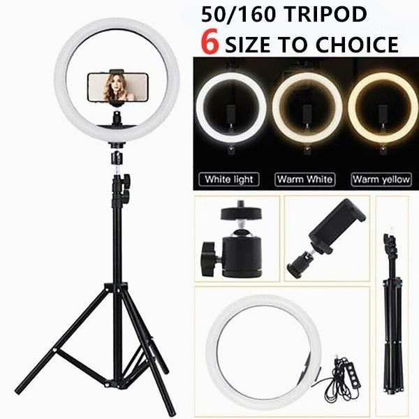 flash heads led ring light 26cm with 50/160cm tripod pography selfie stand usb lamp phone holder1
flash heads led ring light 26cm with 50/160cm tripod pography selfie stand usb lamp phone holder1