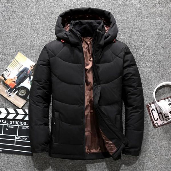 2020 new men's winter fashion casual coat casual hat detachable white duck down jacket for men warm windbreaker duck down coat1, Black
2020 new men's winter fashion casual coat casual hat detachable white duck down jacket for men warm windbreaker duck down coat1, Black