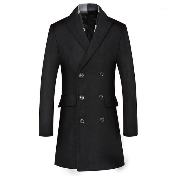 autumn and winter new woolen woolen coat men's business casual long lapel double-breasted men's coat jacket1, Black
autumn and winter new woolen woolen coat men's business casual long lapel double-breasted men's coat jacket1, Black