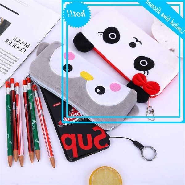 cartoon zipper plush bag creative student multifunctional pencil case stationery
cartoon zipper plush bag creative student multifunctional pencil case stationery