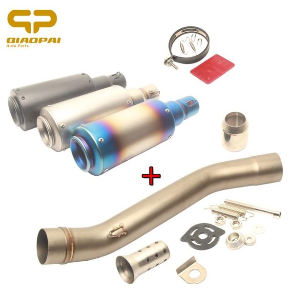 motorcycle exhaust middle tupe link pipe slip-on escape muffler db killer 50mm for z750 z750 z800 full exhaust system
motorcycle exhaust middle tupe link pipe slip-on escape muffler db killer 50mm for z750 z750 z800 full exhaust system