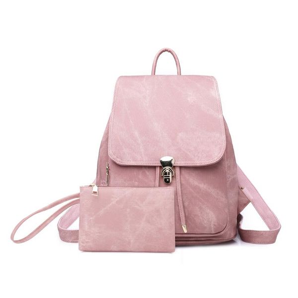 backpack style pu women's fashion waterproof travel bag