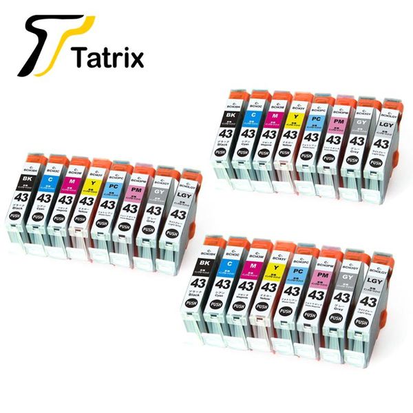 tatrix 24 pcs для canon 43 bci43 bcii-43 с чипом нового совместимый картридж для canon pixma pro-100 pro-100s принтеров
tatrix 24 pcs для canon 43 bci43 bcii-43 с чипом нового совместимый картридж для canon pixma pro-100 pro-100s принтеров