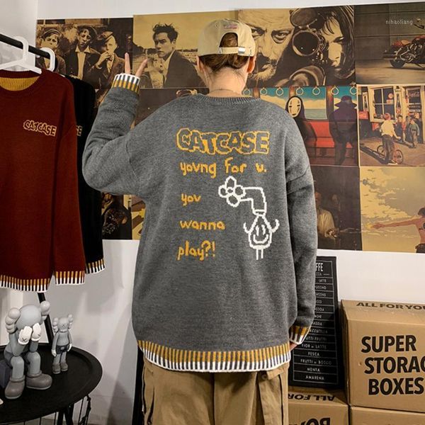 men's sweaters zazomde winter sweater men streetwear retro pattern hip hop autumn o-neck oversize couple casual men's sweaters1, White;black
men's sweaters zazomde winter sweater men streetwear retro pattern hip hop autumn o-neck oversize couple casual men's sweaters1, White;black