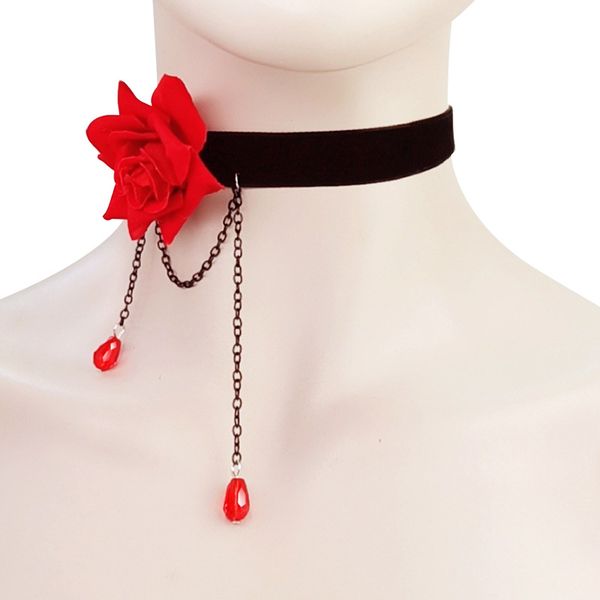 european and american lace necklace women fashion red rose collarbone chain neck chain with ins multi-layer jewelry necklace jewelry., Golden;silver
european and american lace necklace women fashion red rose collarbone chain neck chain with ins multi-layer jewelry necklace jewelry., Golden;silver