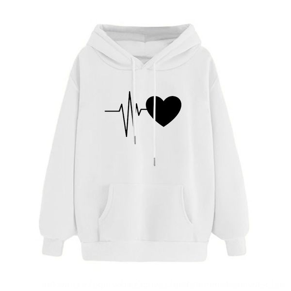 european loose casual fleece electrocardiogram love printing women's thickened shirt european loose casual fleece hoodie hoodie sweater, Black
european loose casual fleece electrocardiogram love printing women's thickened shirt european loose casual fleece hoodie hoodie sweater, Black