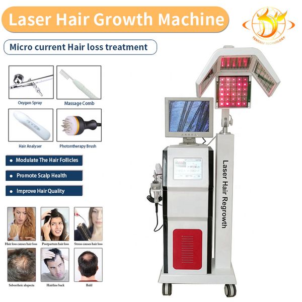 650nm diode laser spa scalp treatment machine with hair analysis camera professional hair regrowth machine for hair salon, Black
650nm diode laser spa scalp treatment machine with hair analysis camera professional hair regrowth machine for hair salon, Black