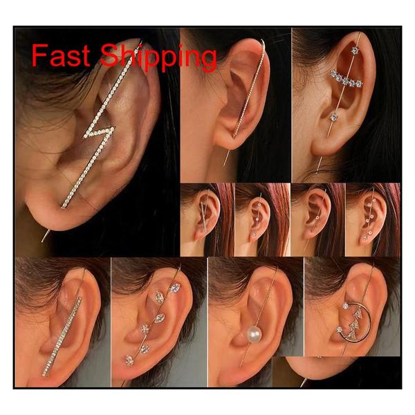 women piercing ear wrap climbers earrings rhinestone crawler hook earrings personality ear cuffs earring statement jewelry sx0lw
women piercing ear wrap climbers earrings rhinestone crawler hook earrings personality ear cuffs earring statement jewelry sx0lw