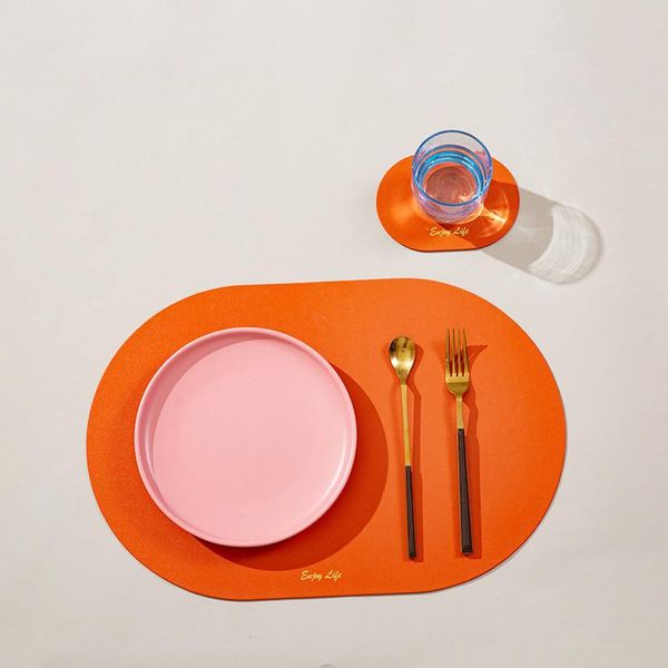 placemat для обеденного стола водонепроницаемая не скольжение pu кожаный местный коврик набор кухонные аксессуары coaster cup wine tableware
placemat для обеденного стола водонепроницаемая не скольжение pu кожаный местный коврик набор кухонные аксессуары coaster cup wine tableware