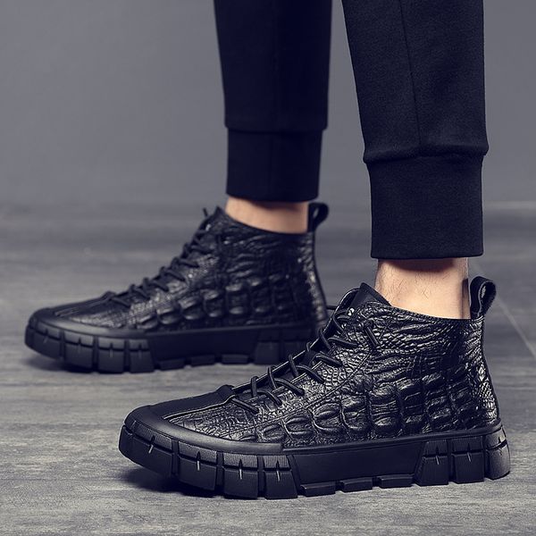 for genuine leather men's outdoor fashion winter lace up oxfords men shoes handmade rubber boots, Black
for genuine leather men's outdoor fashion winter lace up oxfords men shoes handmade rubber boots, Black