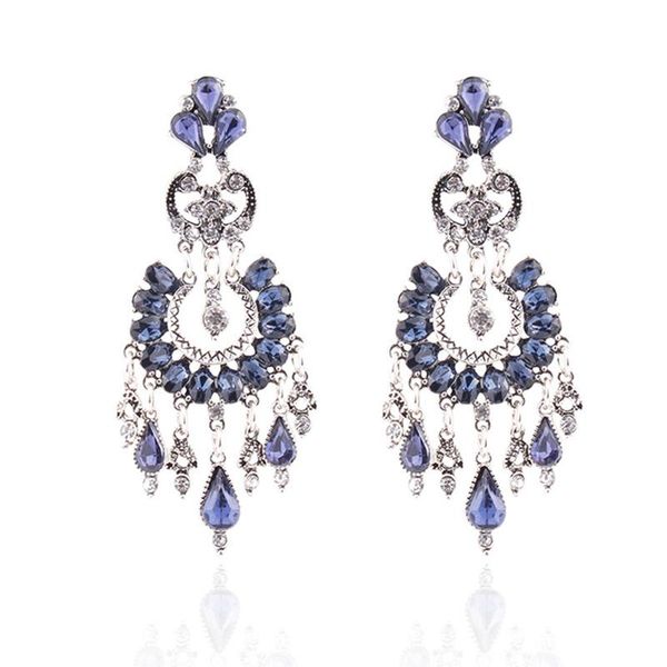lubov trendy vintage hollow design drop earring geometric rhinestone piercing big earring women party jewelry, Silver
lubov trendy vintage hollow design drop earring geometric rhinestone piercing big earring women party jewelry, Silver