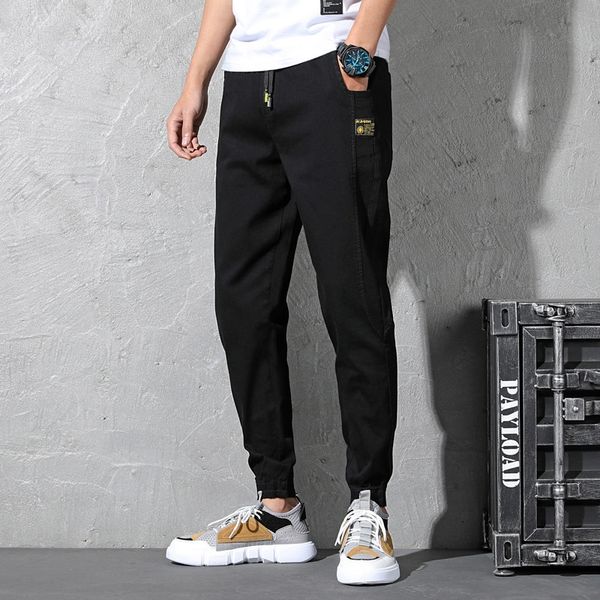 spring new elastic waist men's large loose jeans and jeans harem pants trendy fat elastic slim capris 65czt, Blue
spring new elastic waist men's large loose jeans and jeans harem pants trendy fat elastic slim capris 65czt, Blue