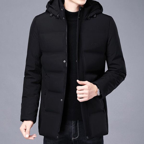 men's down & parkas 2021 brand casual fashion long quilted coat winter men with hooded windbreaker jacket mens clothing, Black
men's down & parkas 2021 brand casual fashion long quilted coat winter men with hooded windbreaker jacket mens clothing, Black