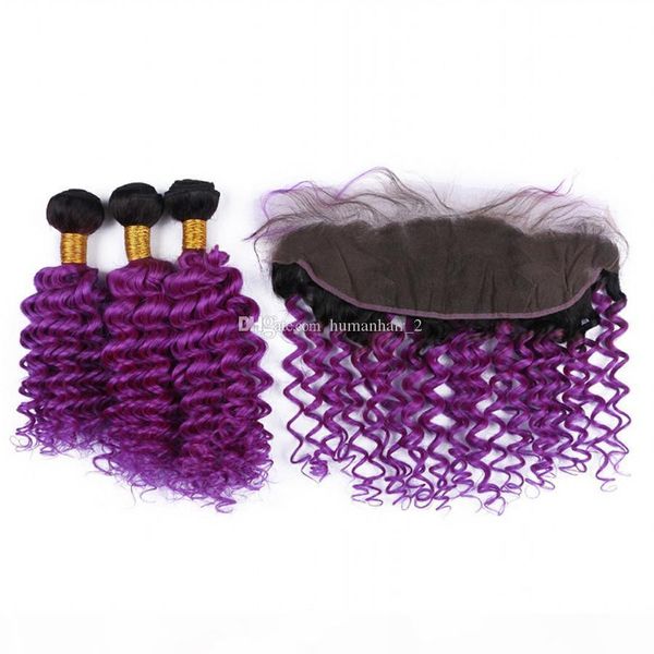 1b purple deep wave bundles hair with part 13x4 lace frontal closure purple ombre peruvian virgin human hair deep wave extensions, Black;brown
1b purple deep wave bundles hair with part 13x4 lace frontal closure purple ombre peruvian virgin human hair deep wave extensions, Black;brown